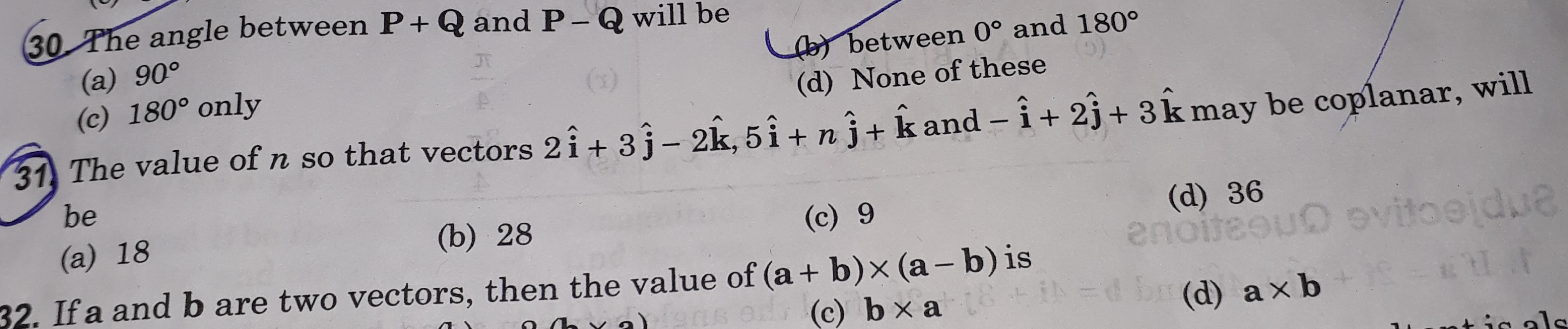 Question image for PLS solve Q31 it's urgent also pls tell how to pr
